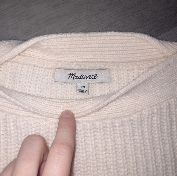 Madewell Boatneck Button-Shoulder Sweater - Picture 5 of 6